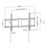 Maclean MC-719 TV Wall Mount LCD LED Plasma TV Holder Tiltable 13-27