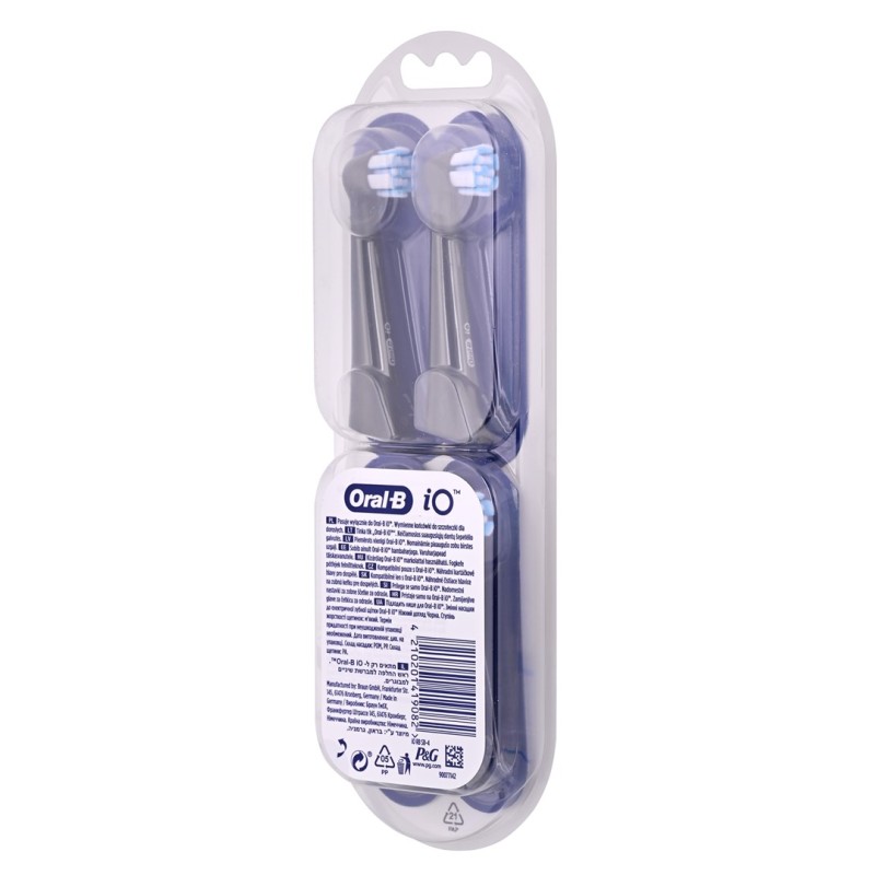 Braun Końcówki do szczoteczki Braun Oral-B iO Gentle Care black Braun Końcówki do szczoteczki Braun Oral-B iO Gentle Care black