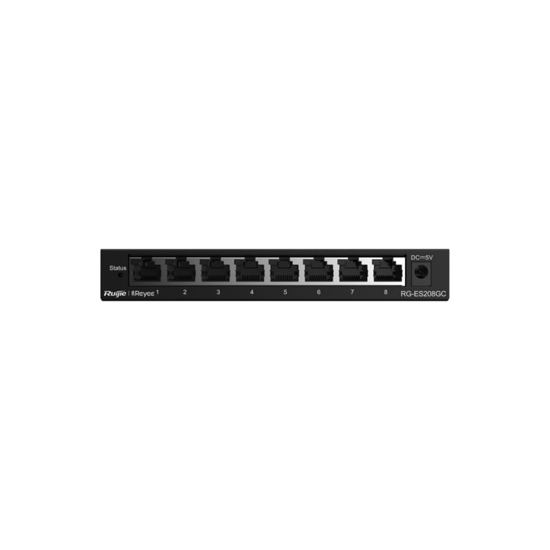 Ruijie Networks RG-ES208GC network switch Managed L2 Gigabit Ethernet (10/100/1000) Grey Ruijie Networks RG-ES208GC network switch Managed L2 Gigabit Ethernet (10/100/1000) Grey