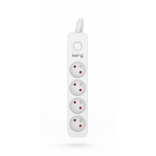 KERG power strip with switch 4 sockets 3m-10A