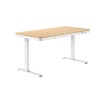 ACTIVEJET desk with electric height adjustment 140x70 ET119W-C white/oak ACTIVEJET desk with electric height adjustment 140x70 ET119W-C white/oak