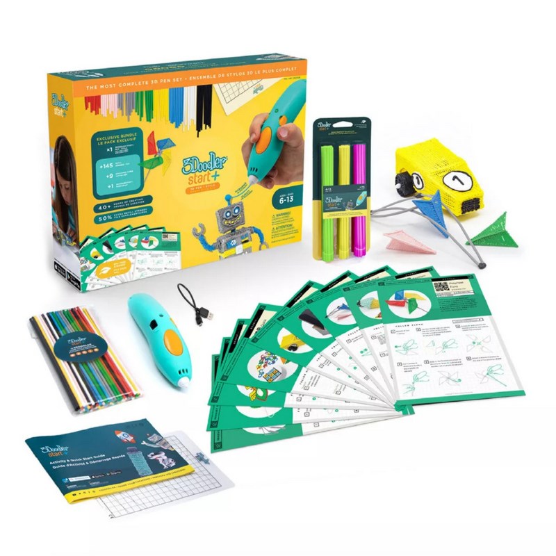 3Doodler Start Plus Costc komplektas rozszerzony 3D pen 0.77 mm Turquoise 3Doodler Start Plus Costc komplektas rozszerzony 3D pen 0.77 mm Turquoise