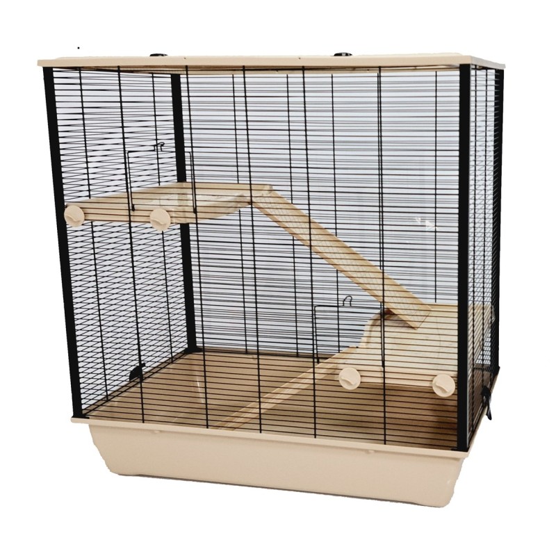 INTER-ZOO Frodo + Plastic Beige - cage for a hamster