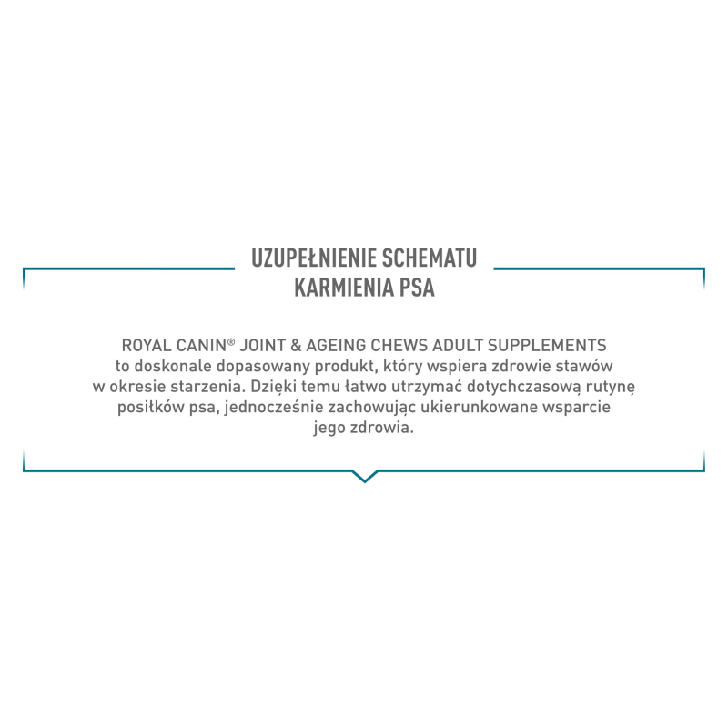 ROYAL CANIN Supplements Dog Joint & Ageing Adult - dog vitamins - 240g ROYAL CANIN Supplements Dog Joint & Ageing Adult - dog vitamins - 240g