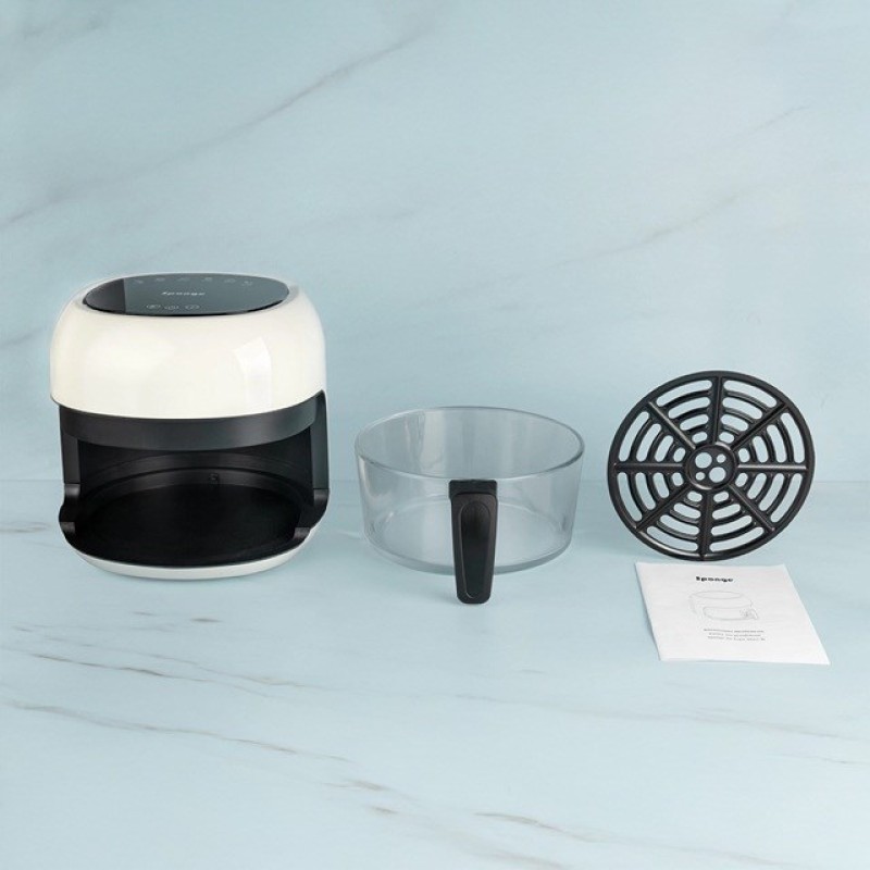 Sponge Greaseless deep fat fryer 4l Black, White Sponge Greaseless deep fat fryer 4l Black, White