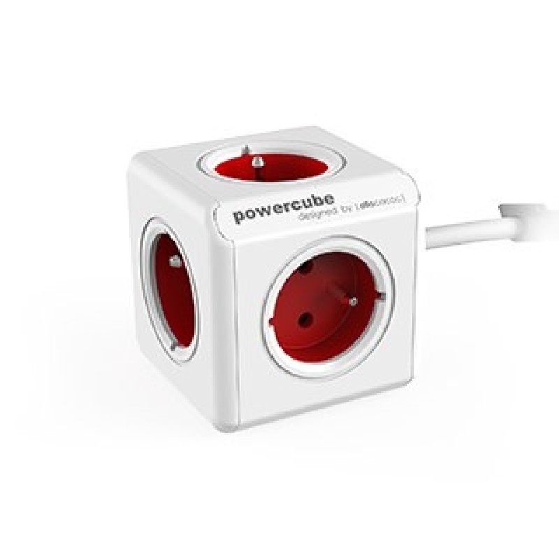 Allocacoc 2304/FREXPC power extension 3 m 5 AC outlet(s) Indoor Red, White Allocacoc 2304/FREXPC power extension 3 m 5 AC outlet(s) Indoor Red, White