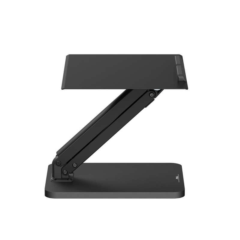 Maclean desk stand for monitor or laptop, gas spring, for standing and sitting work, black, MC-493 Maclean desk stand for monitor or laptop, gas spring, for standing and sitting work, black, MC-493