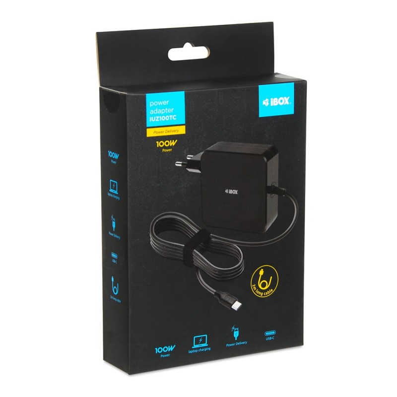 UNIVERSAL ADAPTER I-BOX IUZ100TC TYPE-C POWER DELI UNIVERSAL ADAPTER I-BOX IUZ100TC TYPE-C POWER DELI
