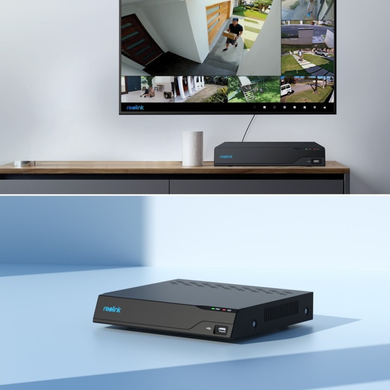 Reolink NVS8(NHD) - 8-Channel PoE NVR for 24/7 Recording, Support up to 16MP, No HDD Built-in, Up to 12TB Storage Capacity Reolink NVS8(NHD) - 8-Channel PoE NVR for 24/7 Recording, Support up to 16MP, No HDD Built-in, Up to 12TB Storage Capacity