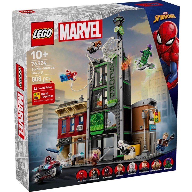 LEGO MARVEL 76324 Spider-Man vs. Oscorp