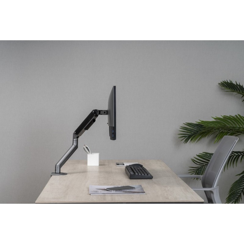 Gembird MA-DA1-05 Desk mounted adjustable monitor arm, 17”-32”, up to 9 kg, space grey Gembird MA-DA1-05 Desk mounted adjustable monitor arm, 17”-32”, up to 9 kg, space grey