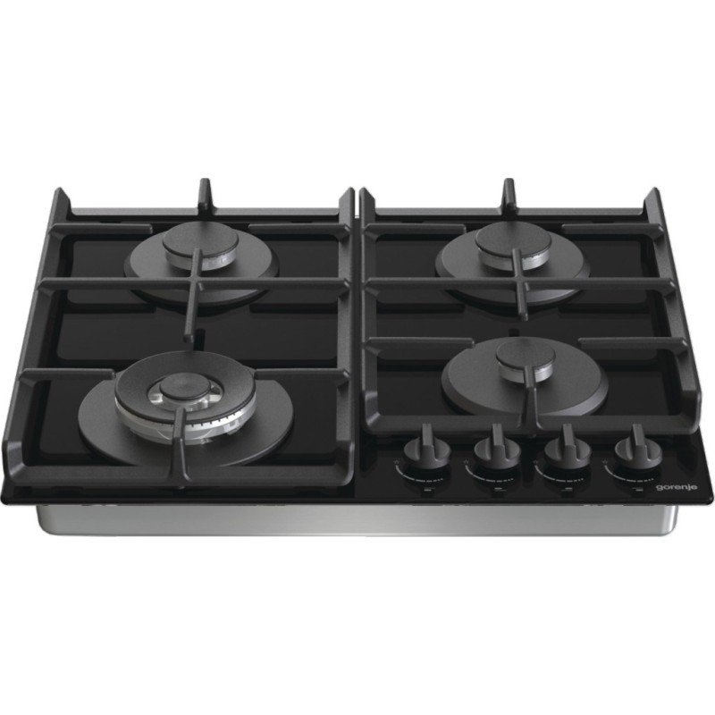 Gorenje GTW641EB hob Black Built-in 60 cm Gas 4 zone(s) Gorenje GTW641EB hob Black Built-in 60 cm Gas 4 zone(s)