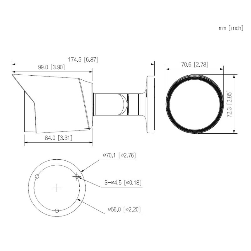 Kamera Dahua HAC-HFW1200T-0280B-S6 4w1 Kamera Dahua HAC-HFW1200T-0280B-S6 4w1