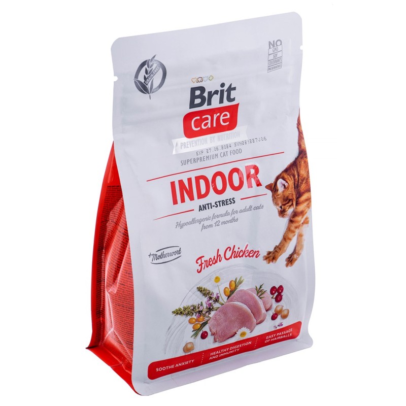 BRIT Care Grain-Free Adult Indoor Anti-Stress - dry cat food - 400 g BRIT Care Grain-Free Adult Indoor Anti-Stress - dry cat food - 400 g