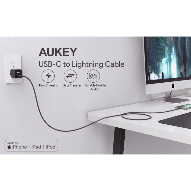 AUKEY CB-CL03 2 m Black AUKEY CB-CL03 2 m Black