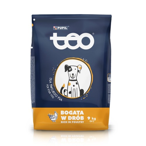 TEO Rich in poultry - dry dog food - 9kg TEO Rich in poultry - dry dog food - 9kg