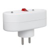 Maclean Current Outlet, Socket Splitter with 2 Sockets and Circuit Breaker, Type E, 2x16A, MCE337 E Maclean Current Outlet, Socket Splitter with 2 Sockets and Circuit Breaker, Type E, 2x16A, MCE337 E