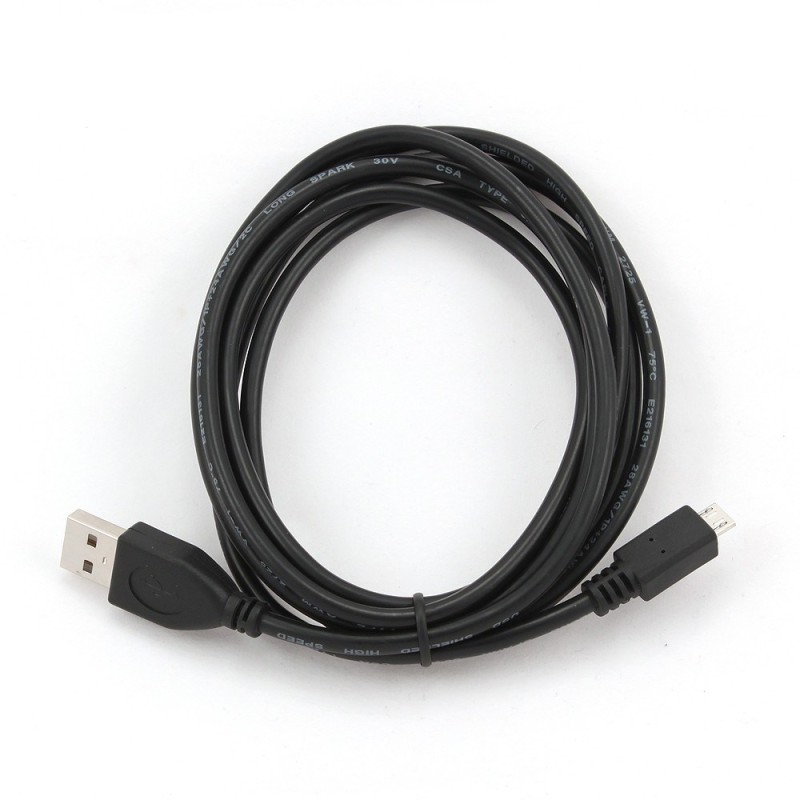 Gembird CCP-mUSB2-AMBM-6 USB cable 1.8 m USB 2.0 USB A Micro-USB B Black Gembird CCP-mUSB2-AMBM-6 USB cable 1.8 m USB 2.0 USB A Micro-USB B Black