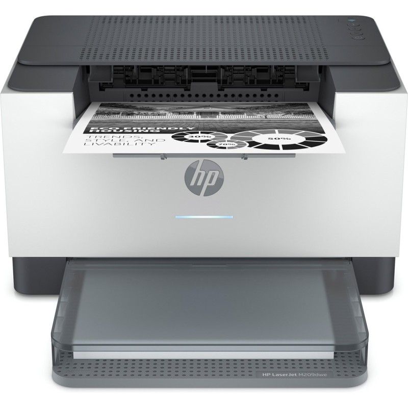 HP LaserJet HP M209dwe Printer, Black and white, Printer for Small office, Print, Wireless; HP+; HP Instant Ink eligible; Two-sided printing; JetIntelligence cartridge