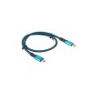 Lanberg CA-CMCM-45CU-0005-BK USB cable USB4 Gen 2x2 0.5 m USB C Black, Blue Lanberg CA-CMCM-45CU-0005-BK USB cable USB4 Gen 2x2 0.5 m USB C Black, Blue