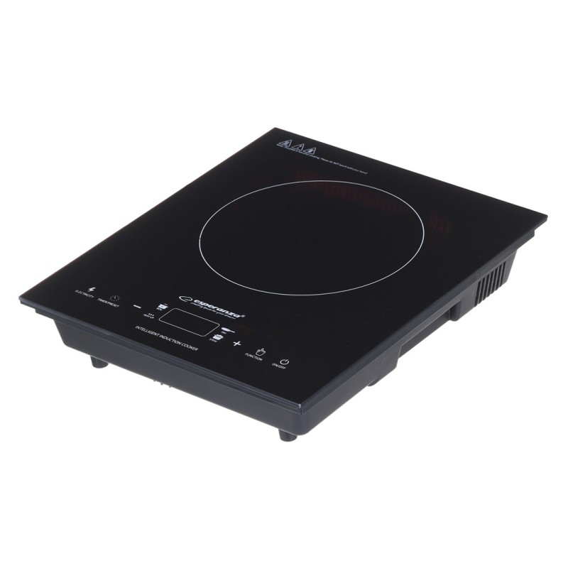 Esperanza EKH009 hob Black Countertop 28 cm Zone induction hob 1 zone(s) Esperanza EKH009 hob Black Countertop 28 cm Zone induction hob 1 zone(s)