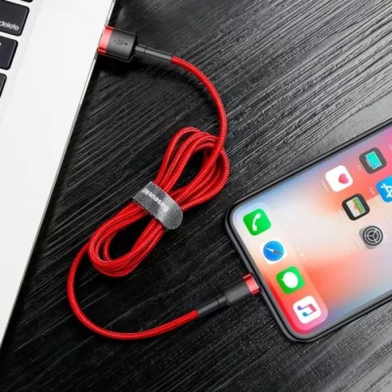 Baseus CALKLF-C09 lightning cable 2 m Red Baseus CALKLF-C09 lightning cable 2 m Red