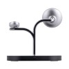 Samsung GP-PWU024WIABW mobile device charger Headset, Smartphone, Smartwatch Black, Silver USB Wireless charging Indoor