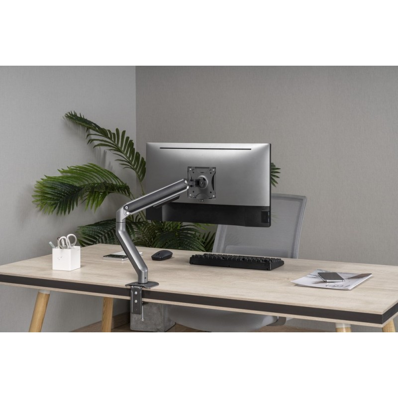 Gembird MA-DA1-05 Desk mounted adjustable monitor arm, 17”-32”, up to 9 kg, space grey Gembird MA-DA1-05 Desk mounted adjustable monitor arm, 17”-32”, up to 9 kg, space grey