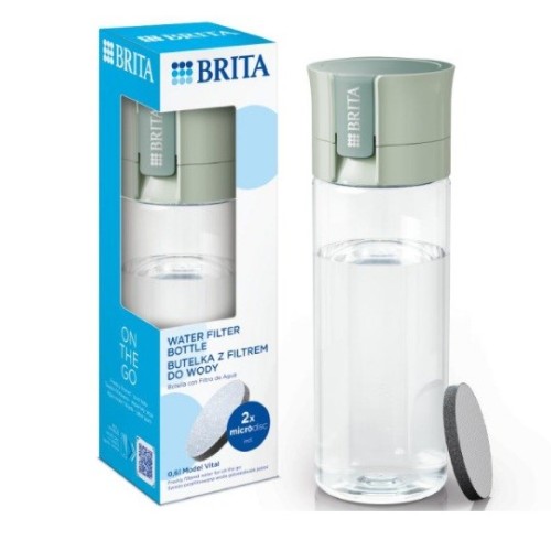 Brita Vital Filtering bottle 0.6 l Pastel green Brita Vital Filtering bottle 0.6 l Pastel green