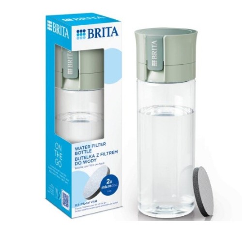 Brita Vital Filtering bottle 0.6 l Pastel green Brita Vital Filtering bottle 0.6 l Pastel green