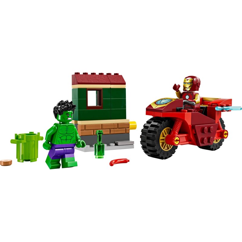 LEGO MARVEL 76287 Iron Man with Bike and The Hulk LEGO MARVEL 76287 Iron Man with Bike and The Hulk