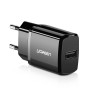 Ugreen 2.1A USB mains charger (black)