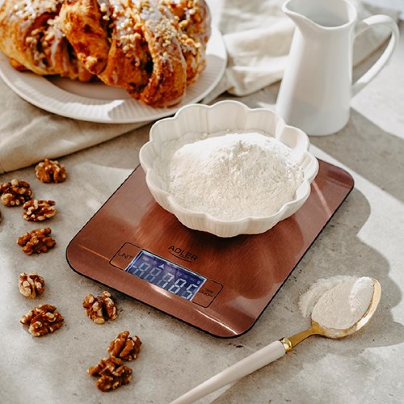 Kitchen scale ADLER AD 3183c Copper Kitchen scale ADLER AD 3183c Copper