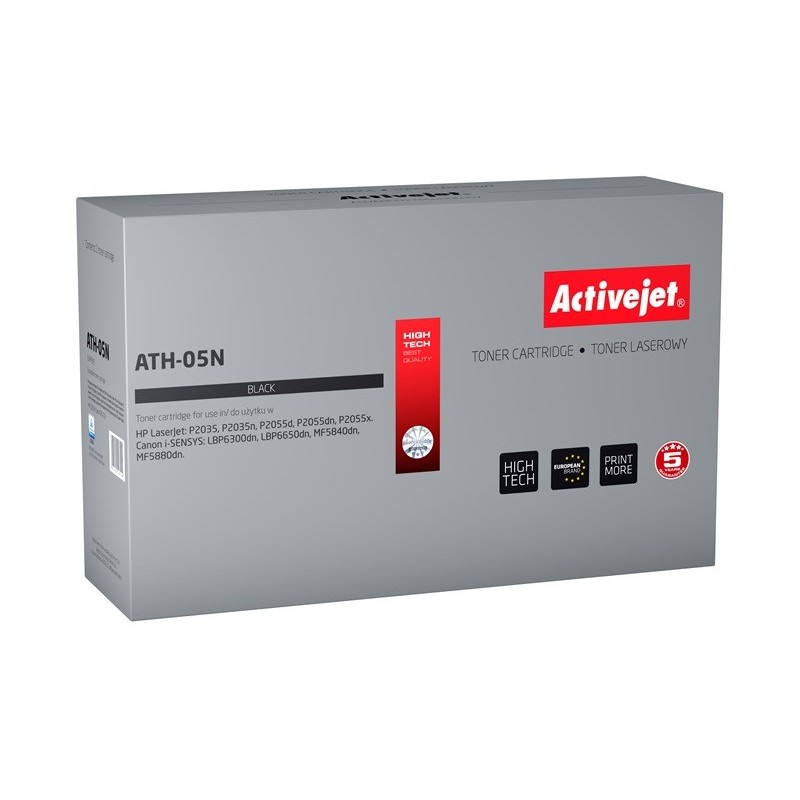 Activejet ATH-05N Toner (replacement for HP 05A CE505A, Canon CRG-719; Supreme; 3500 pages; black)