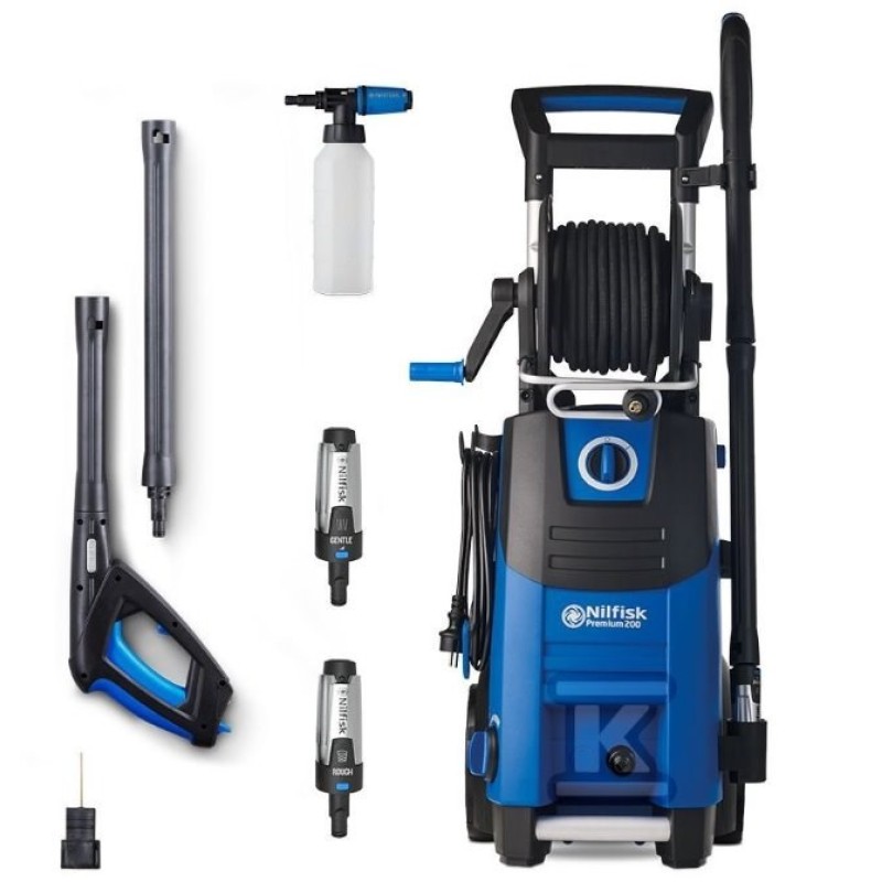 Nilfisk PREMIUM 200-15 EU pressure washer Upright Electric 650 l/h Blue, Black