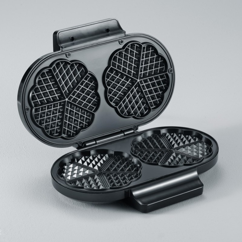 SEVERIN DOUBLE WAFFLE IRON, STEEL, 1200W WA2106 SEVERIN DOUBLE WAFFLE IRON, STEEL, 1200W WA2106