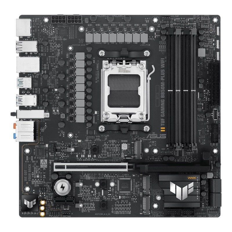 ASUS TUF GAMING B850M-PLUS WIFI AMD B850 Socket AM5 micro ATX ASUS TUF GAMING B850M-PLUS WIFI AMD B850 Socket AM5 micro ATX