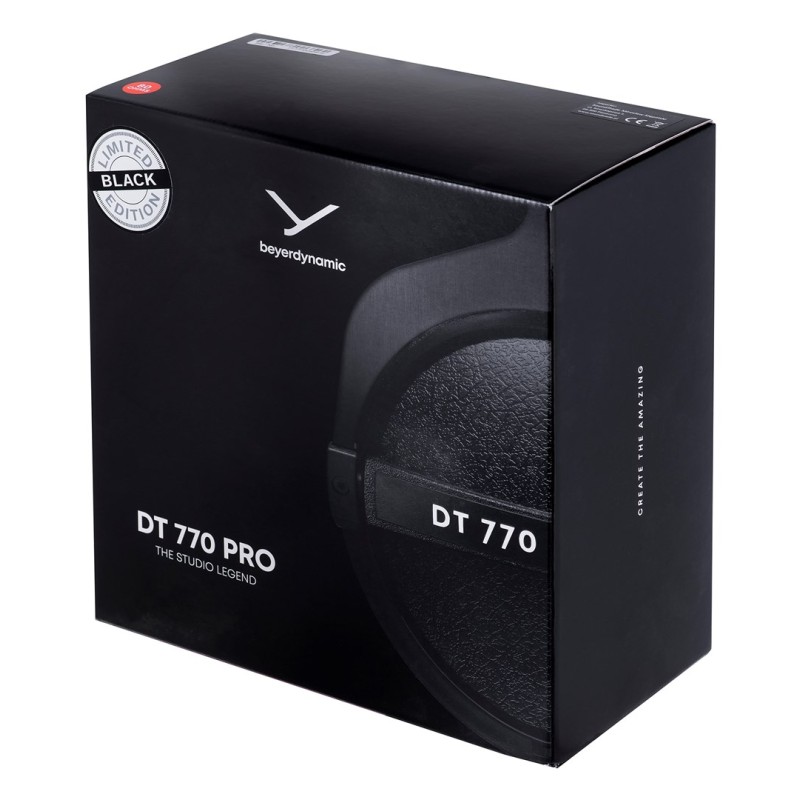 Beyerdynamic DT 770 Pro 80 Ω Black Limited Edition - closed studio headphones Beyerdynamic DT 770 Pro 80 Ω Black Limited Edition - closed studio headphones