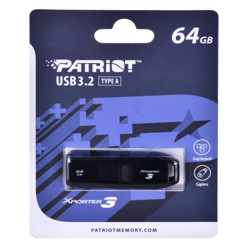 PARTIOT FLASHDRIVE Xporter 3 64GB Type A USB 3.2 PARTIOT FLASHDRIVE Xporter 3 64GB Type A USB 3.2