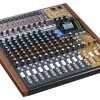 Tascam MODEL 16 audio mixer 16 channels 20 - 30000 Hz Black, Gold, Wood