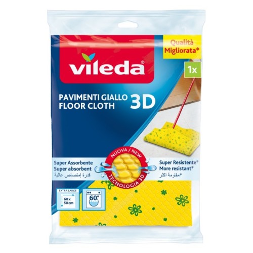 Floor Cloth Vileda Microfibre 3D 1 pc(s) Floor Cloth Vileda Microfibre 3D 1 pc(s)