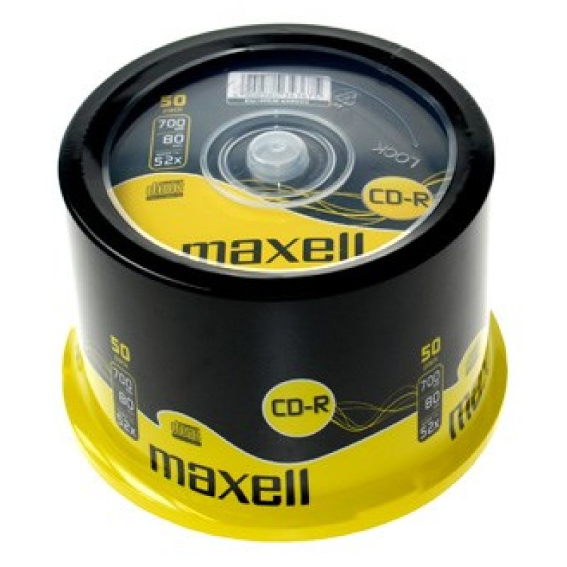 Maxell MAX27051 blank CD CD-R 700 MB 52x 50 pc(s)