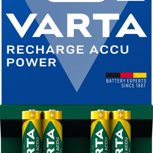 VARTA HR03 AAA Recharge Accu Power 1000 mAh 05703 Rechargeable batteries 4 pc(s) Green, Yellow VARTA HR03 AAA Recharge Accu Power 1000 mAh 05703 Rechargeable batteries 4 pc(s) Green, Yellow