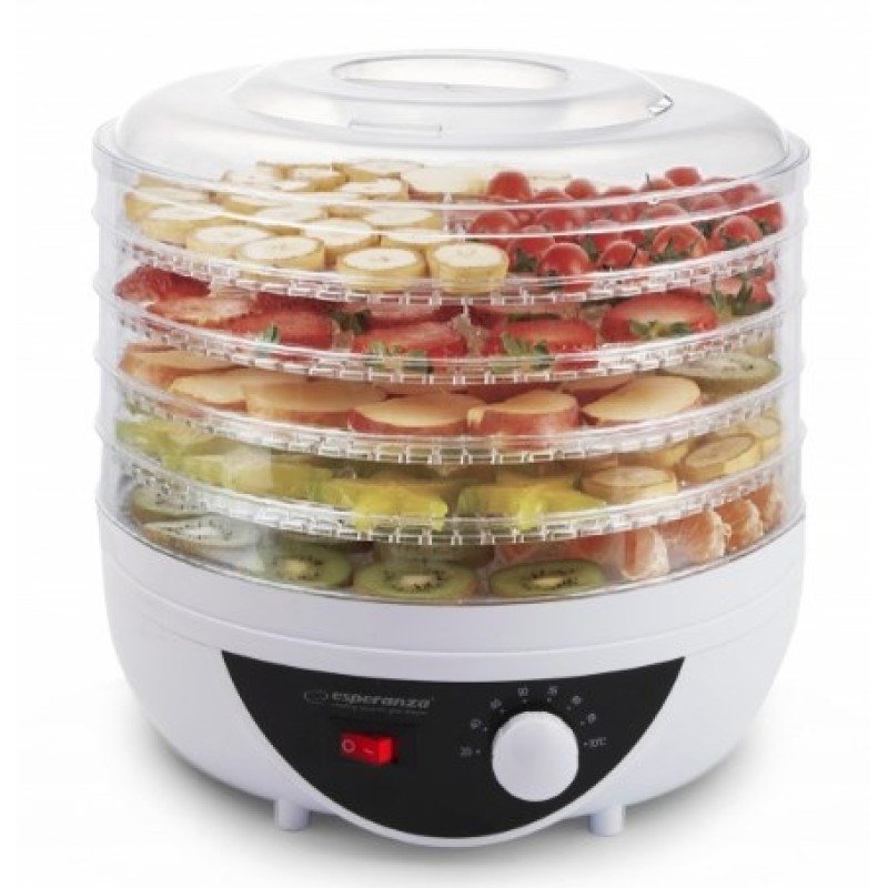 Esperanza EKD002 food dehydrator Black,Transparent,White 250 W Esperanza EKD002 food dehydrator Black,Transparent,White 250 W