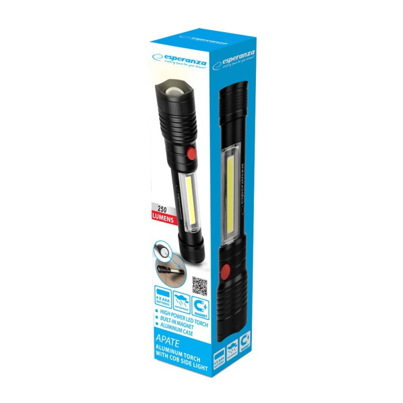 Esperanza EOT069 Flashlight Black, LED Flashlight Esperanza EOT069 Flashlight Black, LED Flashlight