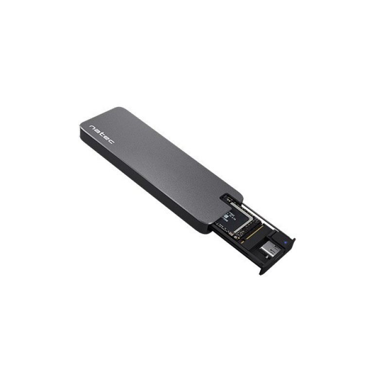 NATEC SSD ENCLOSURE RHINO M.2 NVME ALUMINIUM NATEC SSD ENCLOSURE RHINO M.2 NVME ALUMINIUM