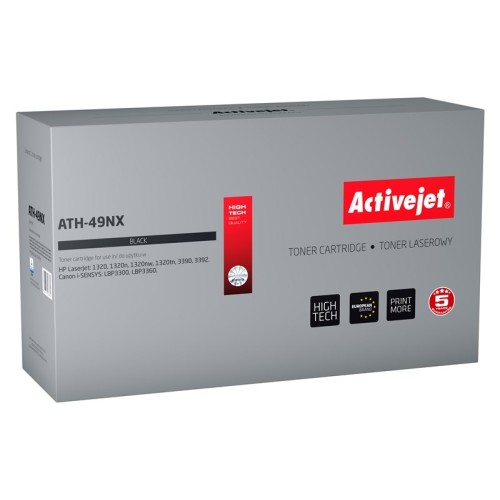 Activejet ATH-49NX Toner (replacement for HP 49X Q5949X, Canon CRG-708H; Supreme; 6000 pages; black)