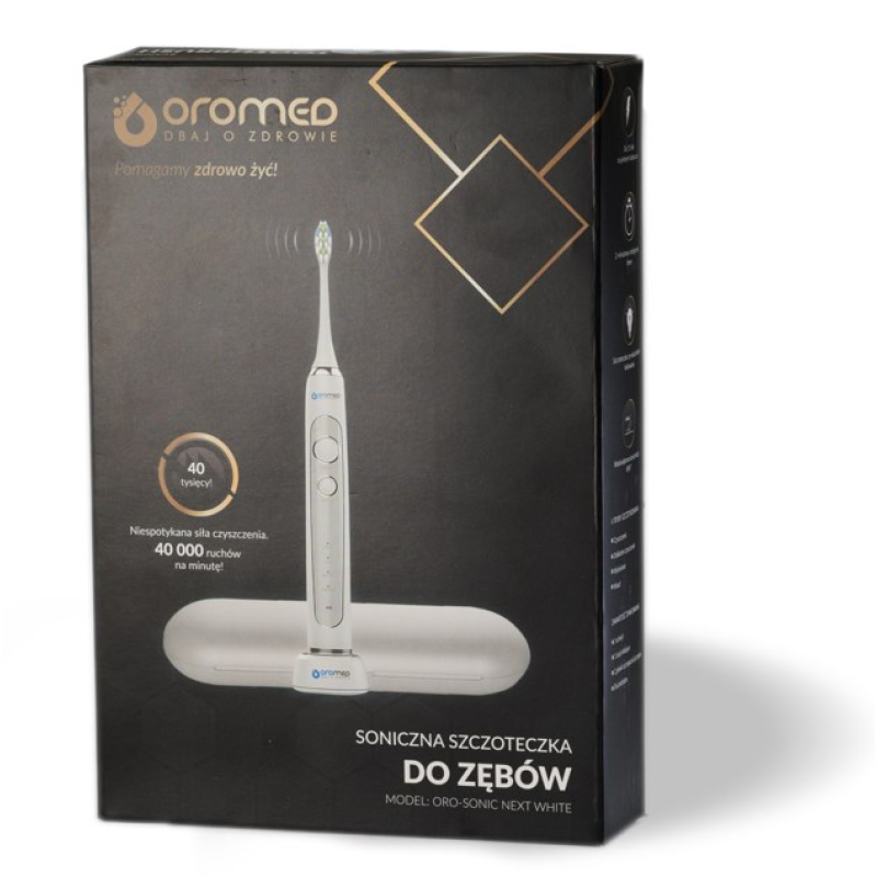 OROMED ORO-SONIC NEXT WHITE white sonic toothbrush OROMED ORO-SONIC NEXT WHITE white sonic toothbrush