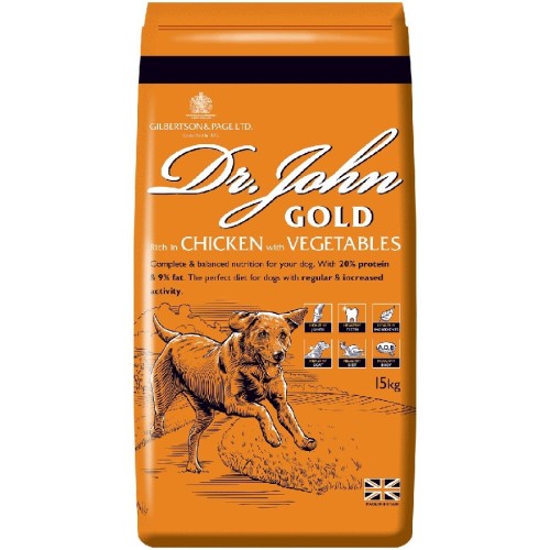 DR JOHN Gold Chicken - dry dog food - 15kg DR JOHN Gold Chicken - dry dog food - 15kg