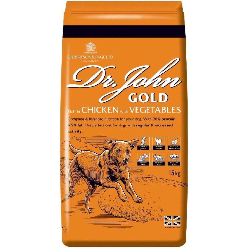 DR JOHN Gold Chicken - dry dog food - 15kg DR JOHN Gold Chicken - dry dog food - 15kg